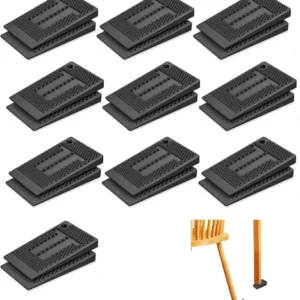 10 Stück Möbelnivellierer Unterlegscheiben Keile Kunststoff Nivellierfüße Abstandshalter Pads Unterlegscheiben-